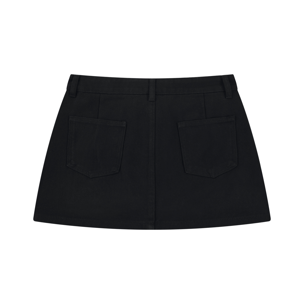 TOONSKULL Iron Petal Denim Mini Skirt