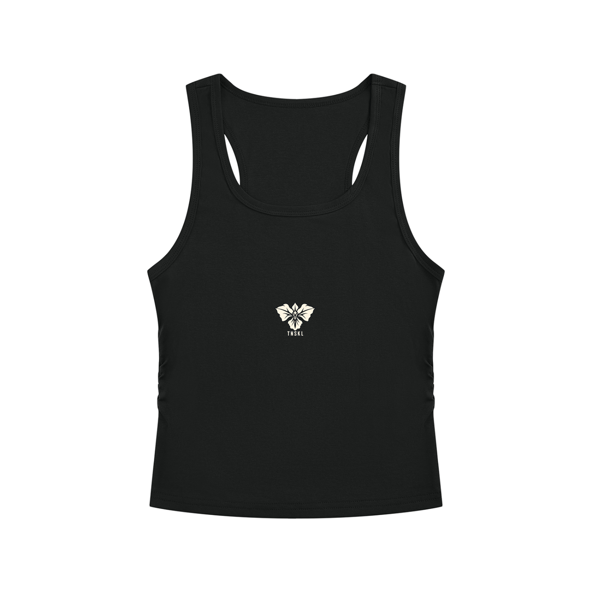 TOONSKULL Ghost Orchid Ruched Tank