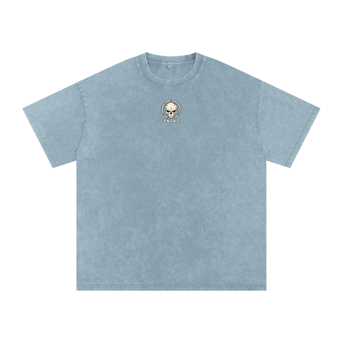 TOONSKULL Ash Signal Oversized Cotton Graphic T-Shirt