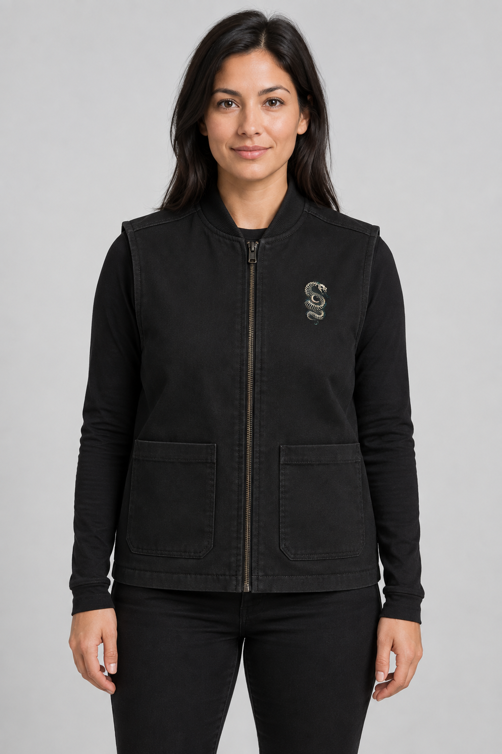 TOONSKULL Serpent Oath Canvas Vest