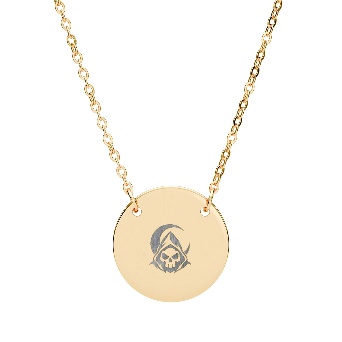 TOONSKULL Eclipse Seal Circle Necklace