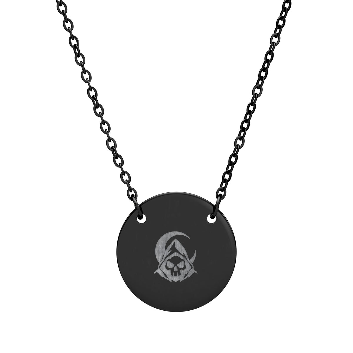 TOONSKULL Eclipse Seal Circle Necklace