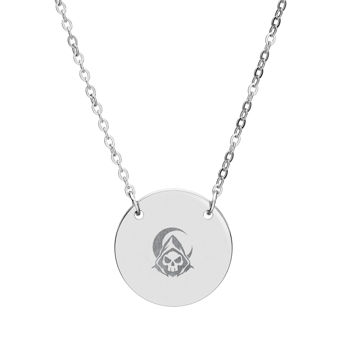 TOONSKULL Eclipse Seal Circle Necklace