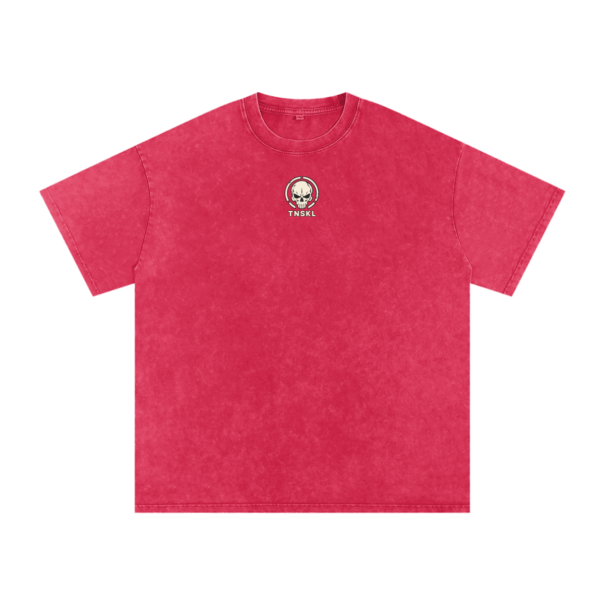 TOONSKULL Ash Signal Oversized Cotton Graphic T-Shirt