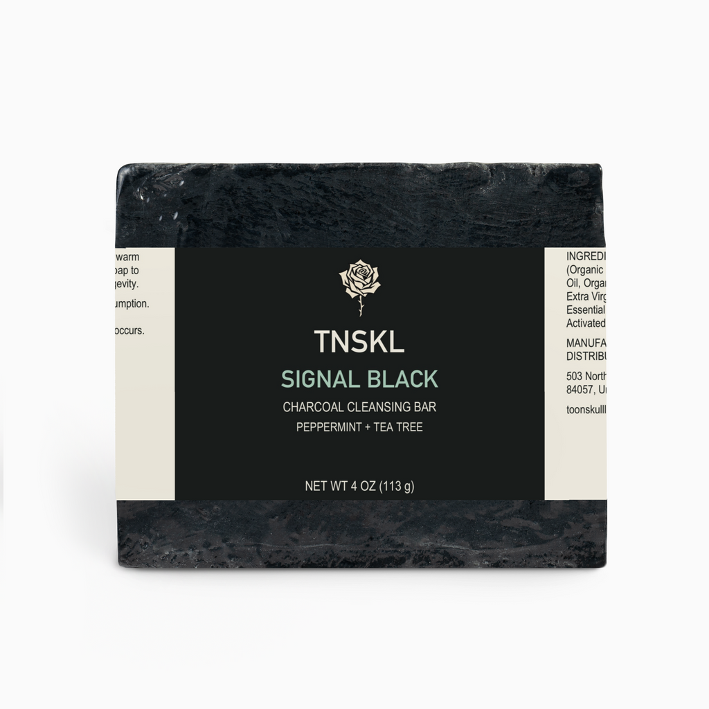 TNSKL Signal Black — Charcoal Cleansing Bar