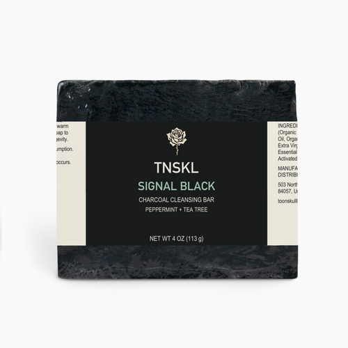 TNSKL Signal Black — Charcoal Cleansing Bar