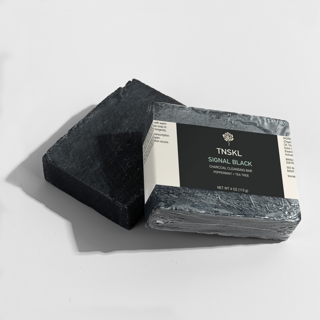 TNSKL Signal Black — Charcoal Cleansing Bar