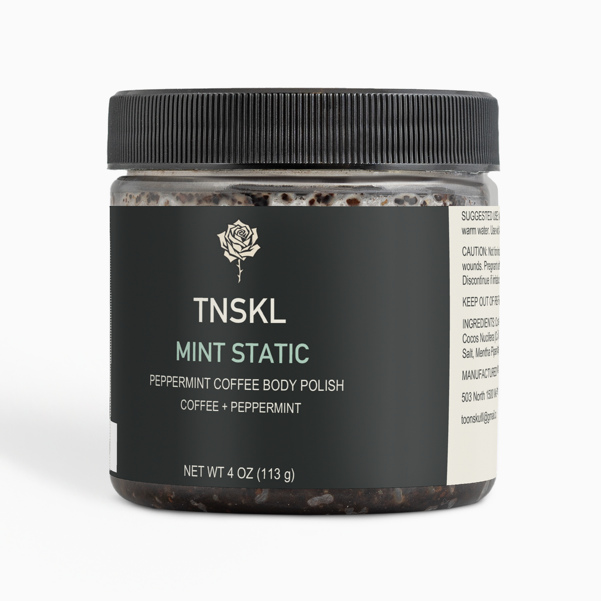 TNSKL Mint Static — Peppermint Coffee Body Polish