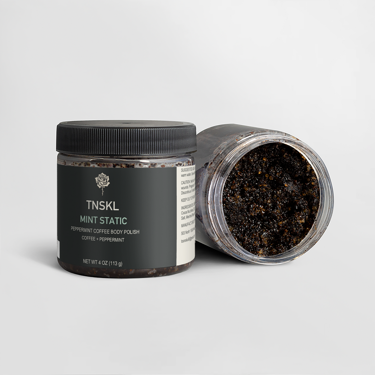 TNSKL Mint Static — Peppermint Coffee Body Polish
