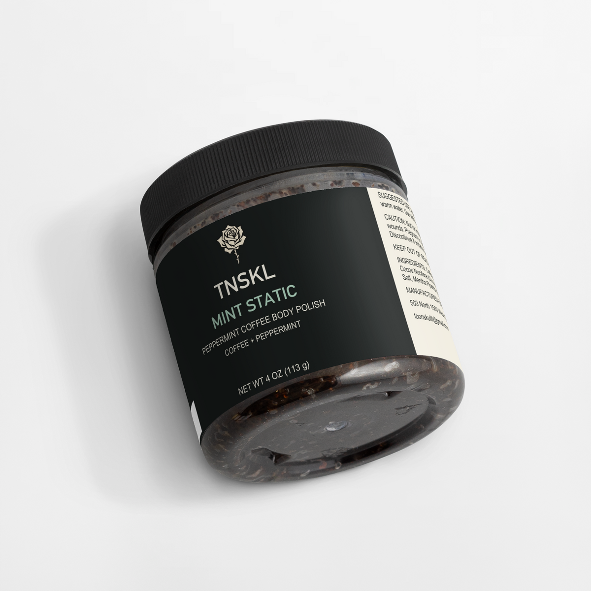 TNSKL Mint Static — Peppermint Coffee Body Polish