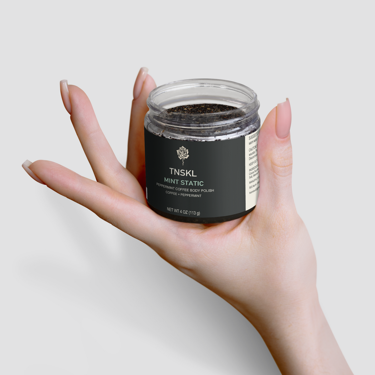 TNSKL Mint Static — Peppermint Coffee Body Polish