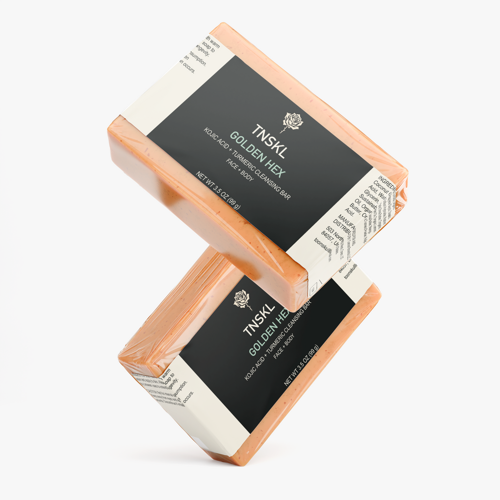 TNSKL Golden Hex — Kojic Acid & Turmeric Soap