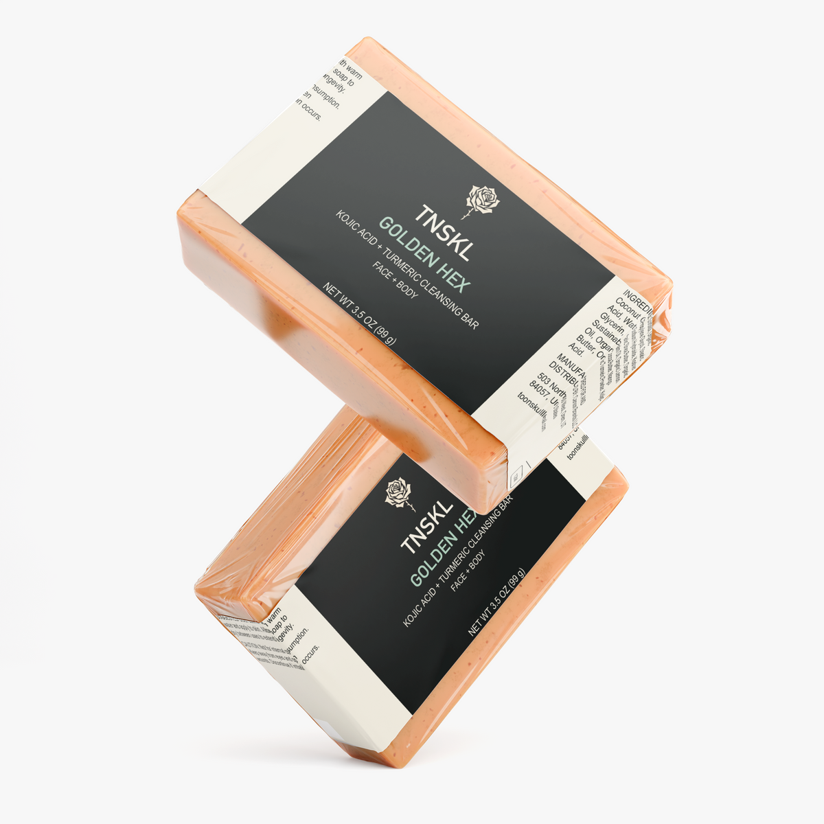 TNSKL Golden Hex — Kojic Acid & Turmeric Soap