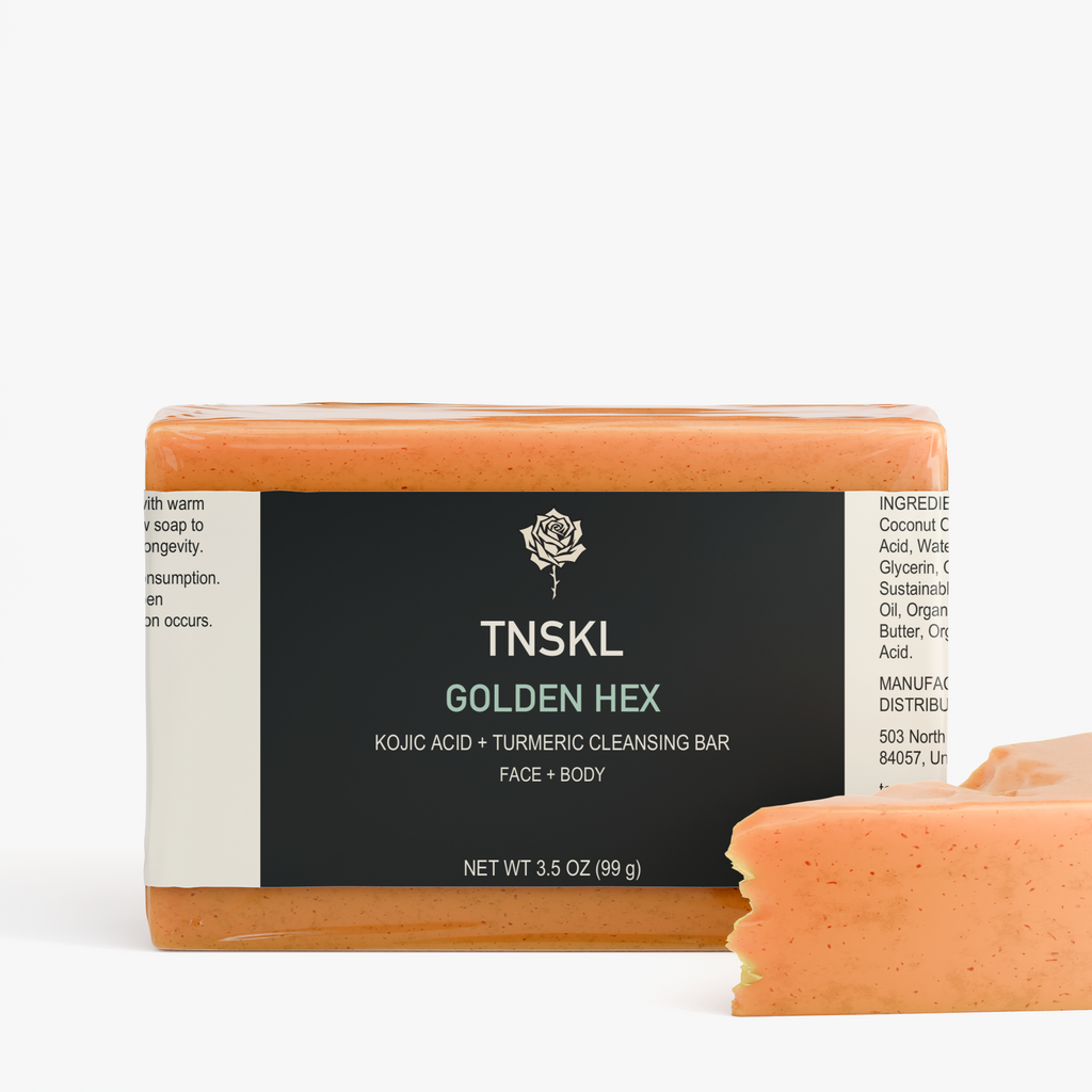 TNSKL Golden Hex — Kojic Acid & Turmeric Soap