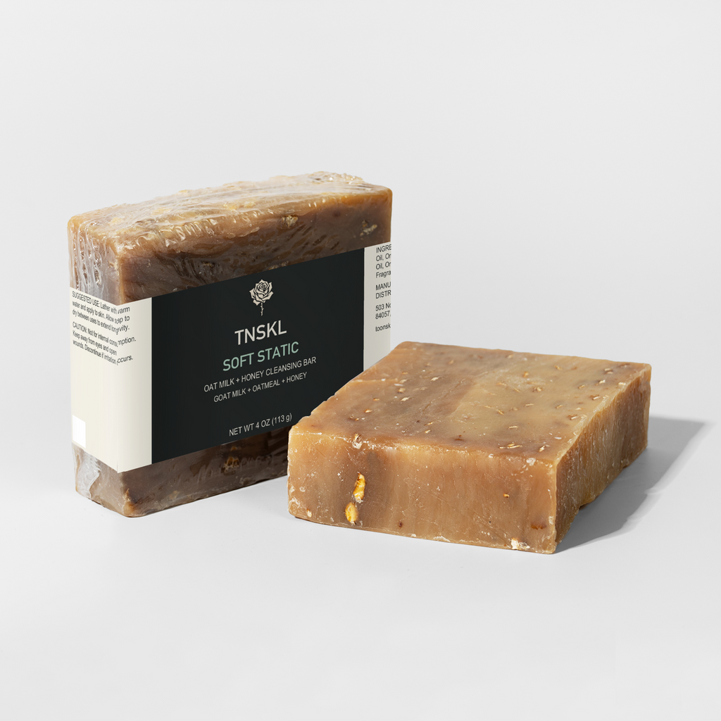 TNSKL Soft Static — Oat, Milk & Honey Cleansing Bar