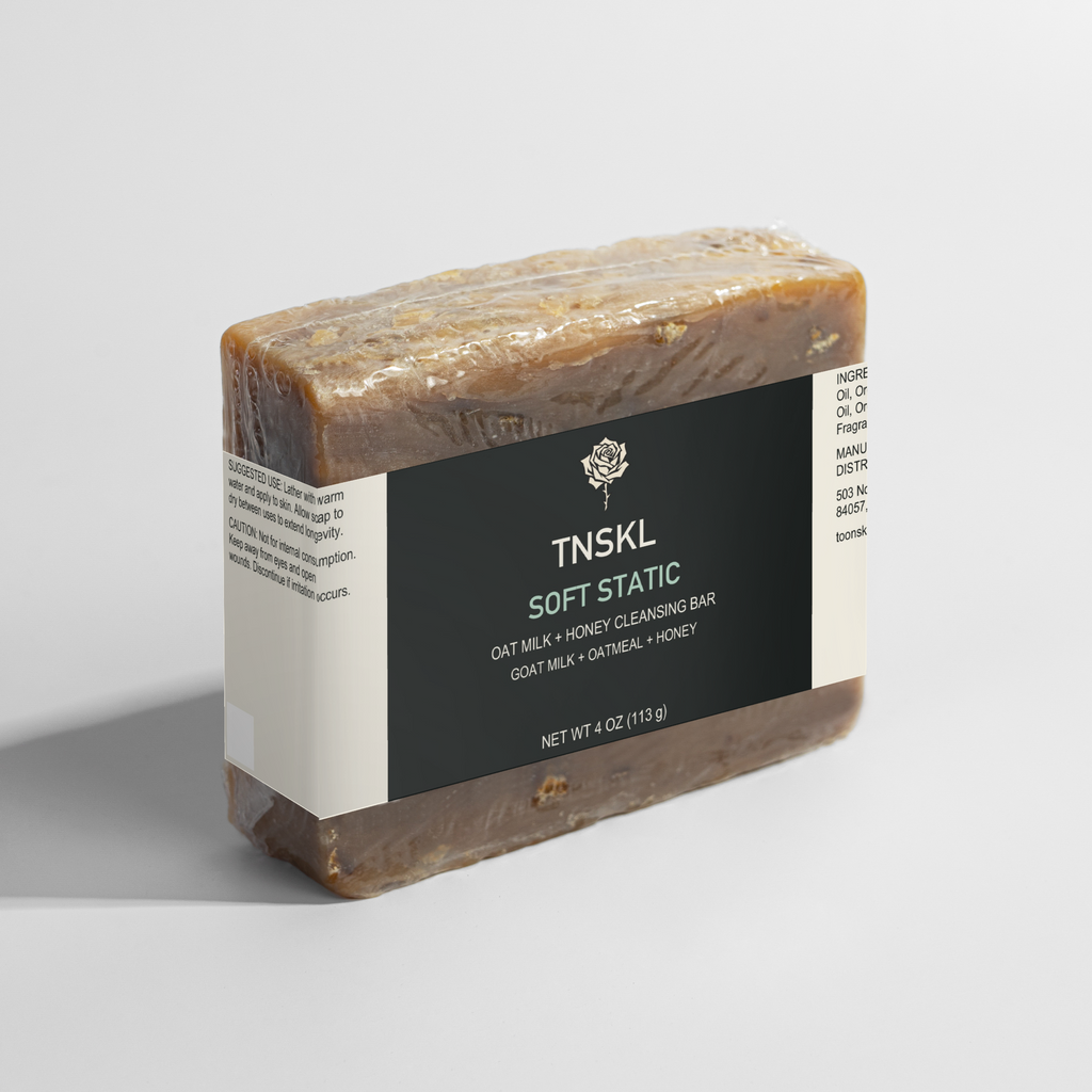 TNSKL Soft Static — Oat, Milk & Honey Cleansing Bar
