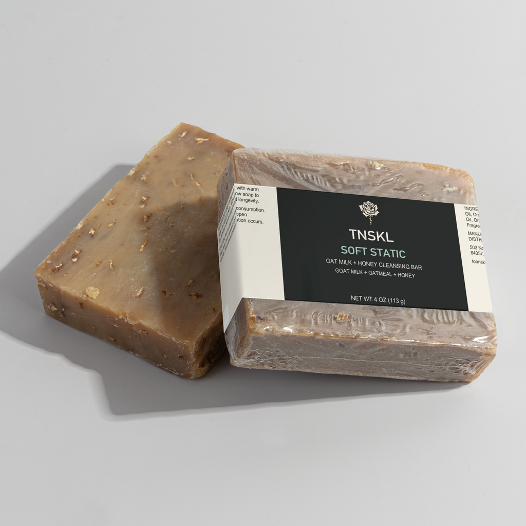 TNSKL Soft Static — Oat, Milk & Honey Cleansing Bar