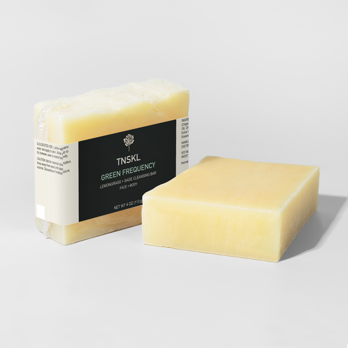 TNSKL Green Frequency — Lemongrass & Sage Soap