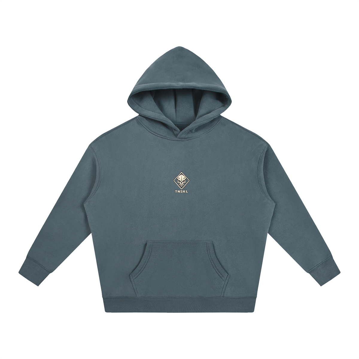 TOONSKULL Ghost Frame Oversized Fleece Graphic Hoodie