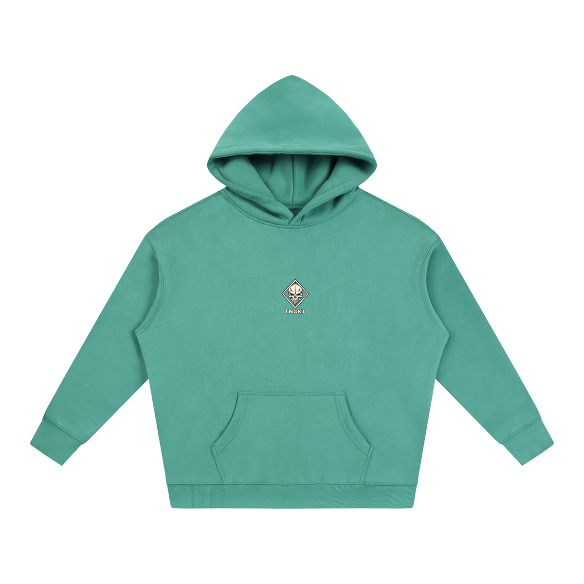 TOONSKULL Ghost Frame Oversized Fleece Graphic Hoodie