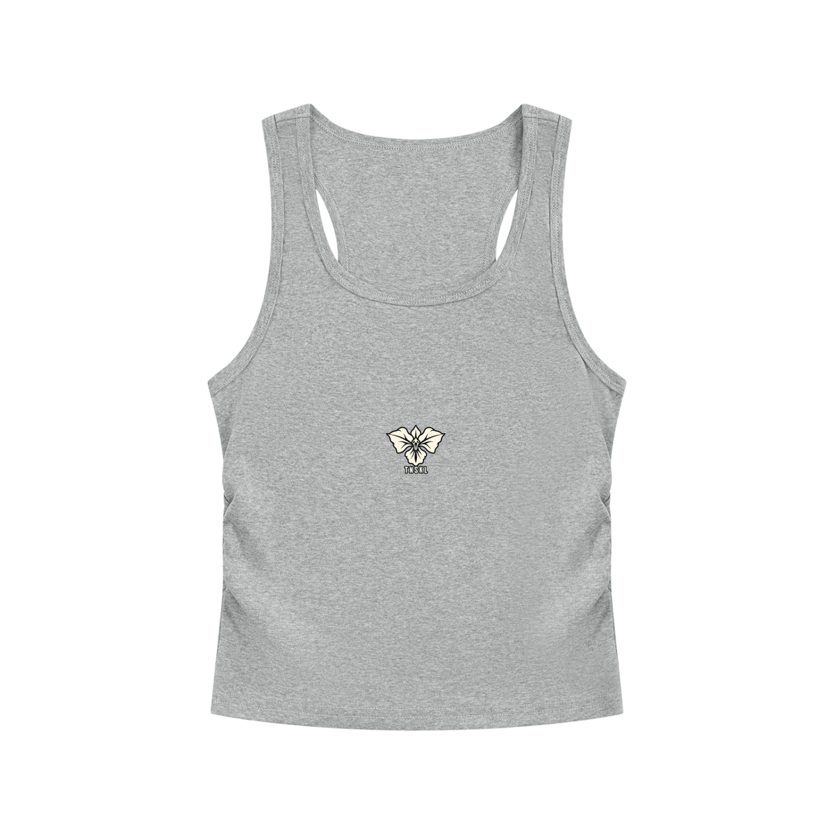 TOONSKULL Ghost Orchid Ruched Tank