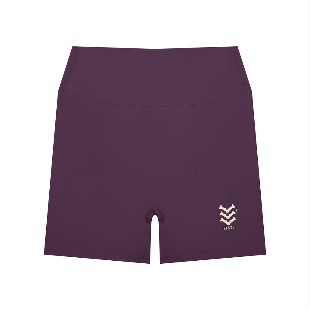 TOONSKULL Bone Echo High-Waisted Biker Shorts