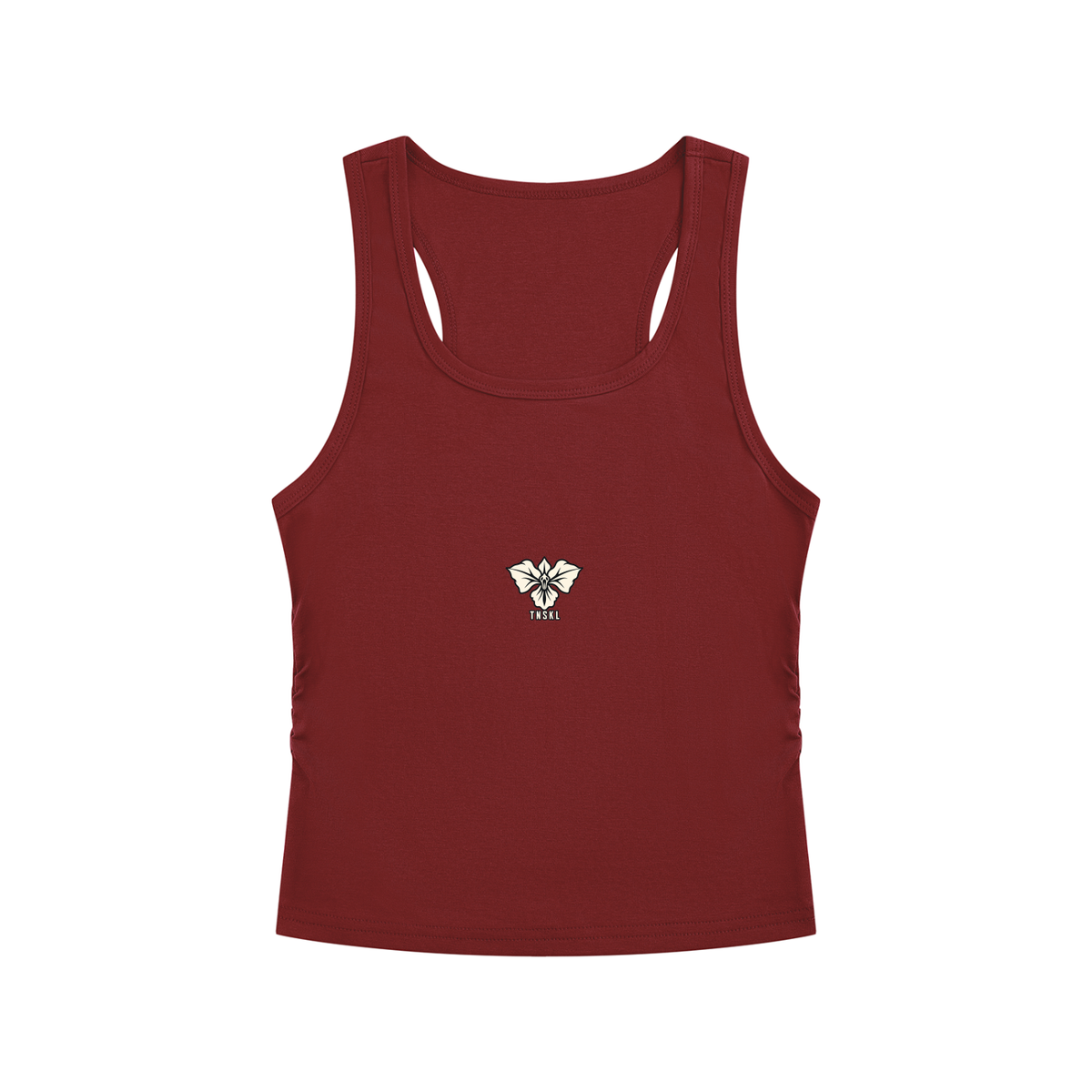 TOONSKULL Ghost Orchid Ruched Tank