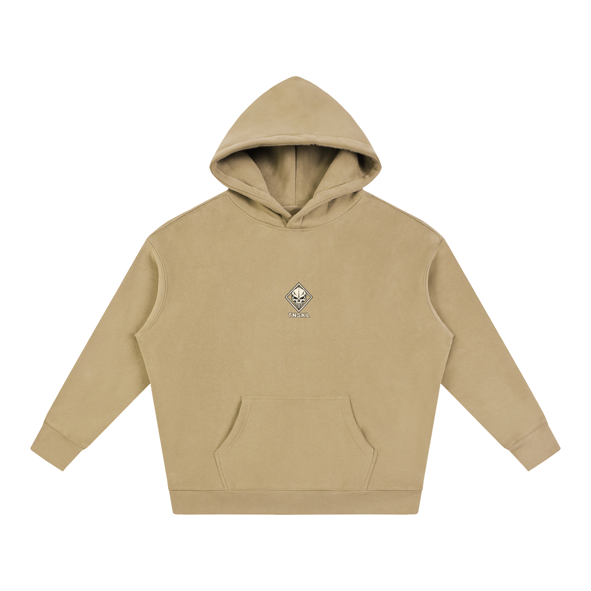 TOONSKULL Ghost Frame Oversized Fleece Graphic Hoodie