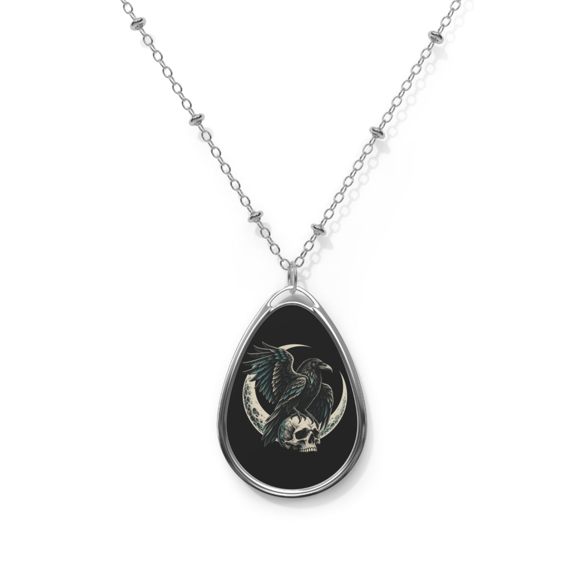 TOONSKULL Lunar Omen Oval Necklace