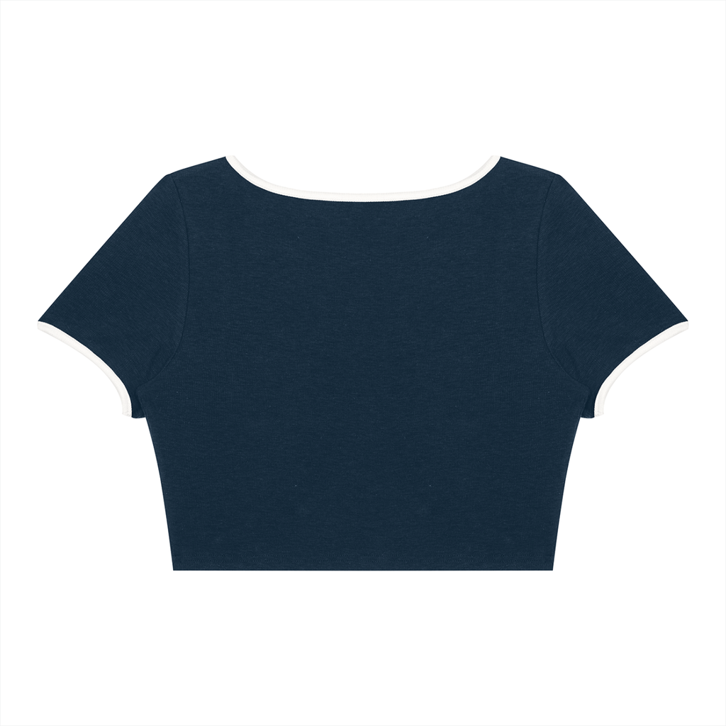 TOONSKULL Nocturne Square-Neck Crop Tee
