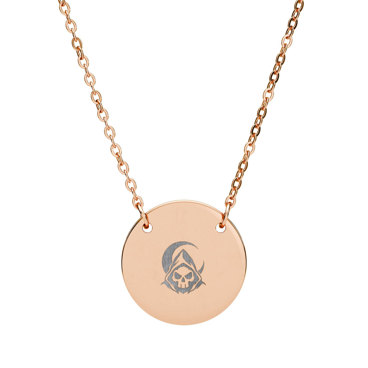 TOONSKULL Eclipse Seal Circle Necklace