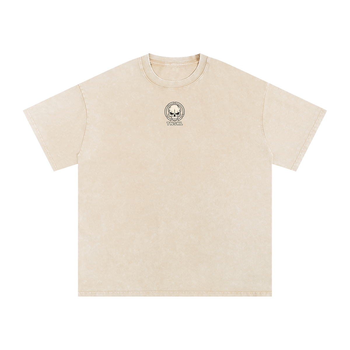 TOONSKULL Ash Signal Oversized Cotton Graphic T-Shirt
