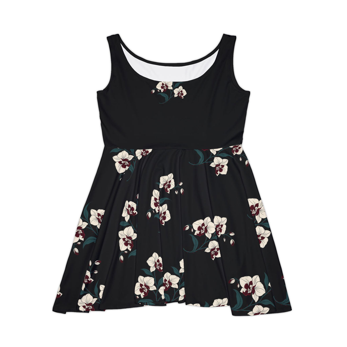 TOONSKULL Night Garden Skater Dress