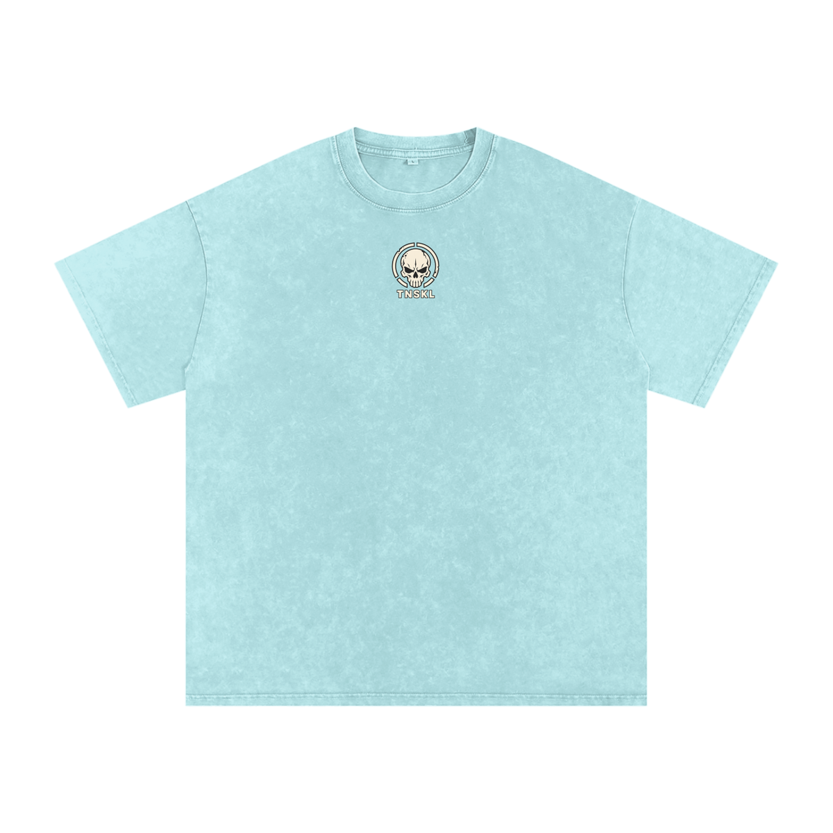 TOONSKULL Ash Signal Oversized Cotton Graphic T-Shirt