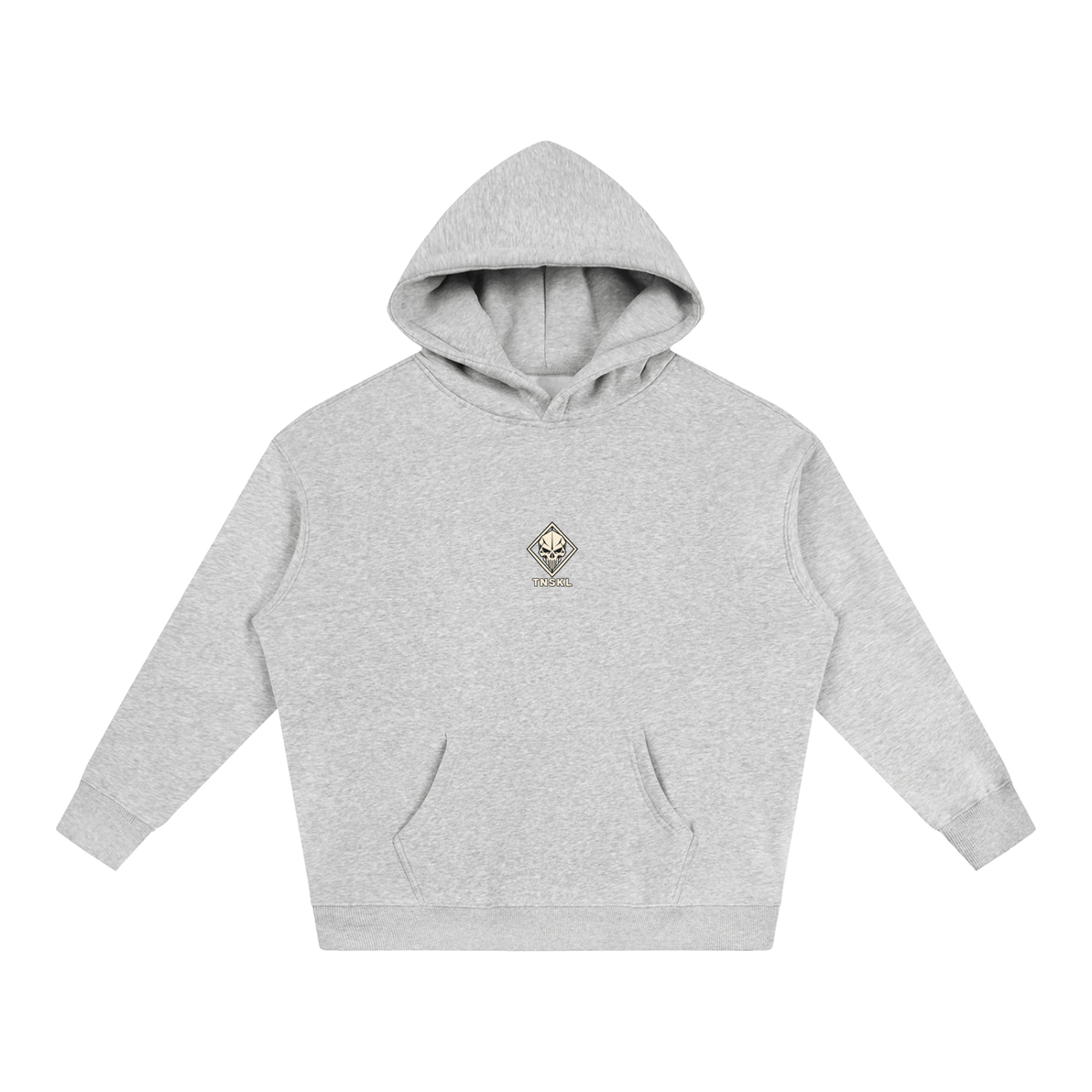 TOONSKULL Ghost Frame Oversized Fleece Graphic Hoodie