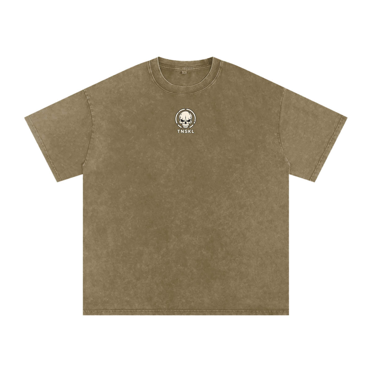 TOONSKULL Ash Signal Oversized Cotton Graphic T-Shirt