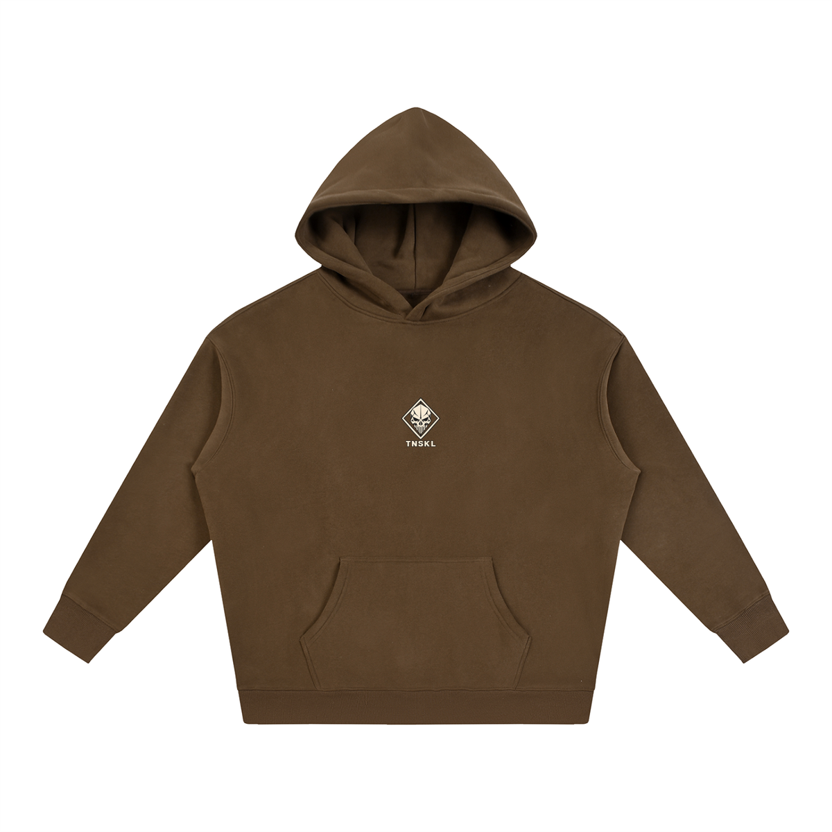 TOONSKULL Ghost Frame Oversized Fleece Graphic Hoodie