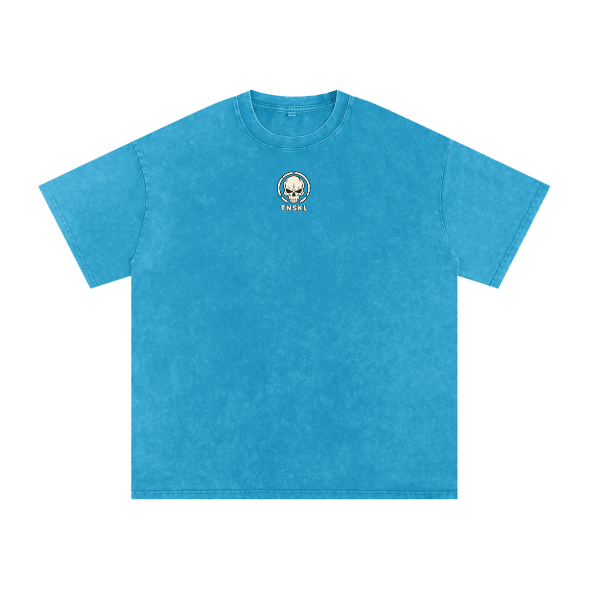 TOONSKULL Ash Signal Oversized Cotton Graphic T-Shirt