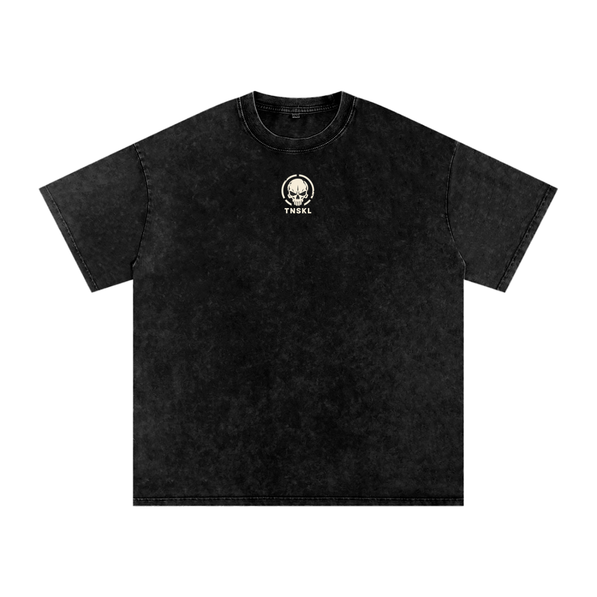 TOONSKULL Ash Signal Oversized Cotton Graphic T-Shirt