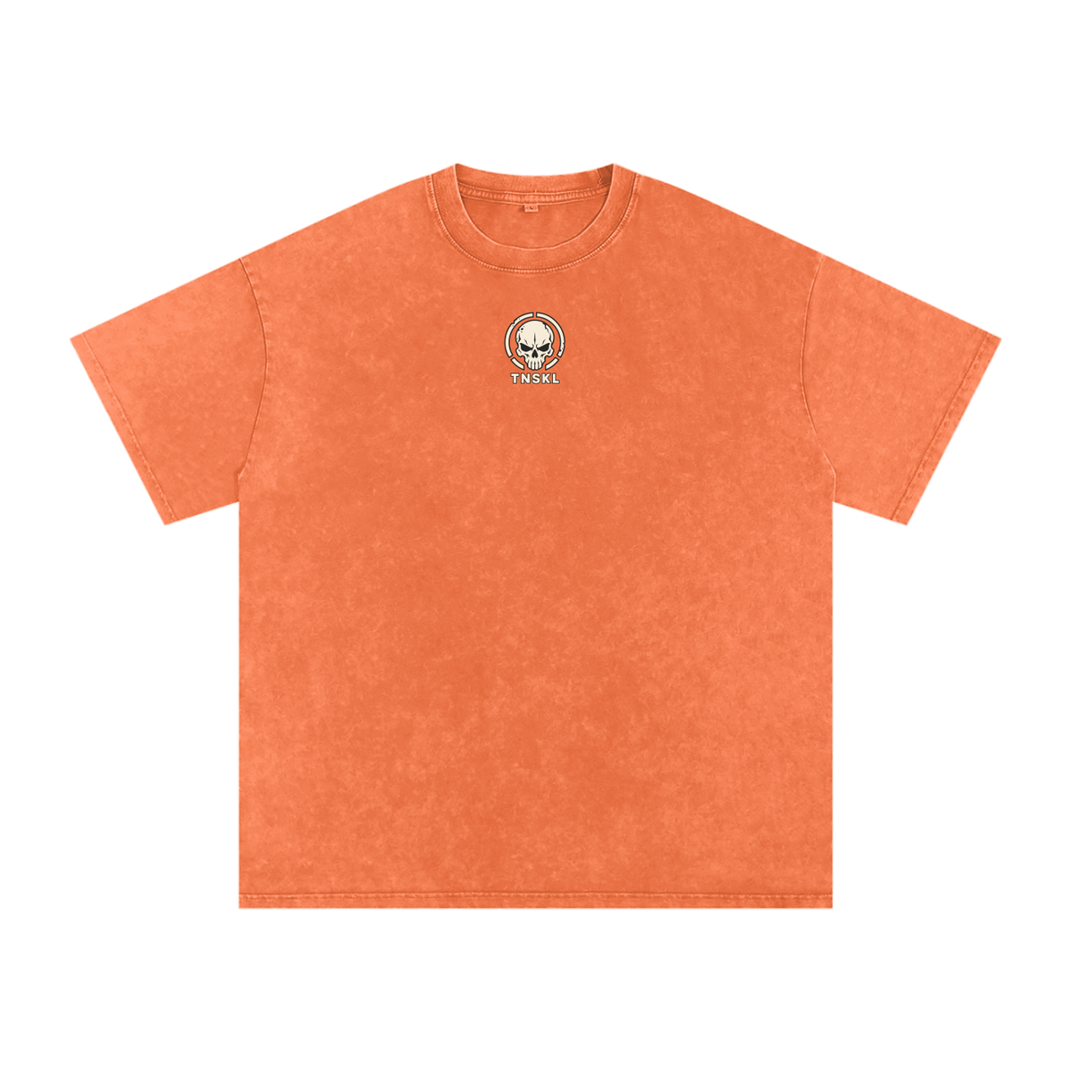 TOONSKULL Ash Signal Oversized Cotton Graphic T-Shirt