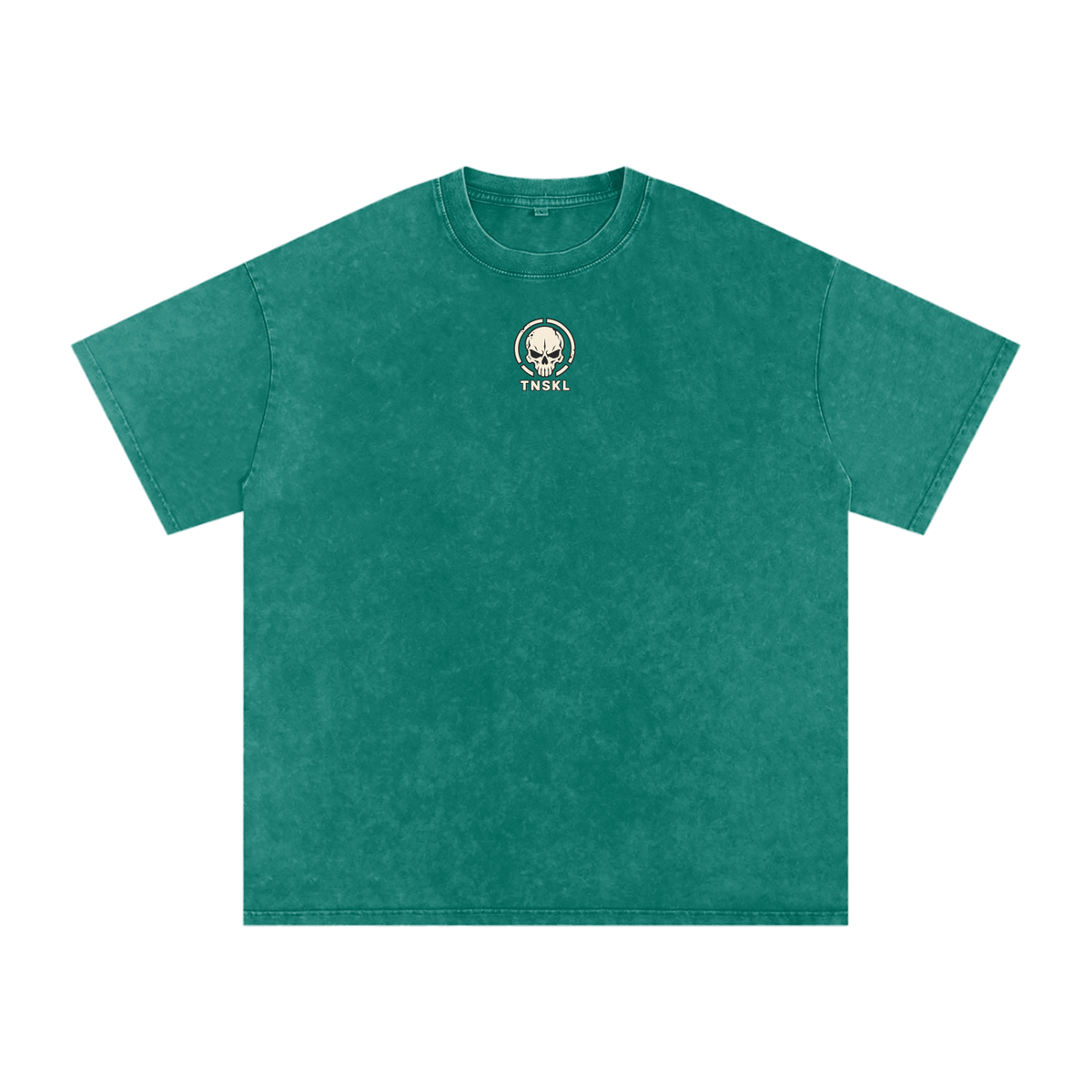 TOONSKULL Ash Signal Oversized Cotton Graphic T-Shirt