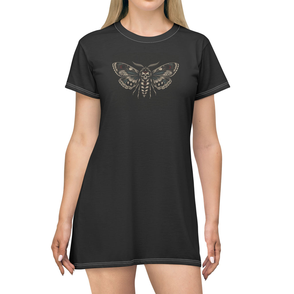 TOONSKULL Nightfall Moth T-Shirt Dress