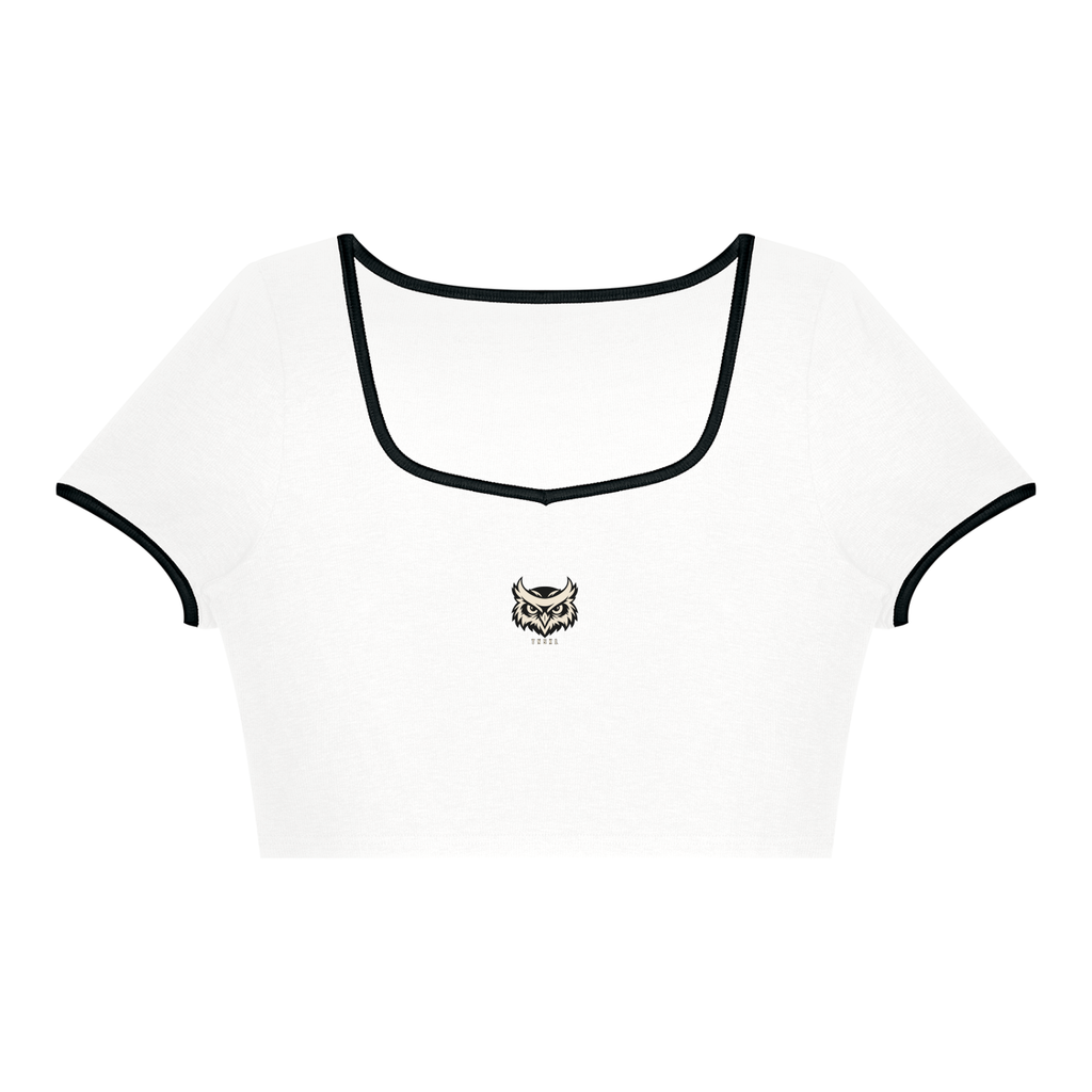 TOONSKULL Nocturne Square-Neck Crop Tee