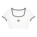 TOONSKULL Nocturne Square-Neck Crop Tee