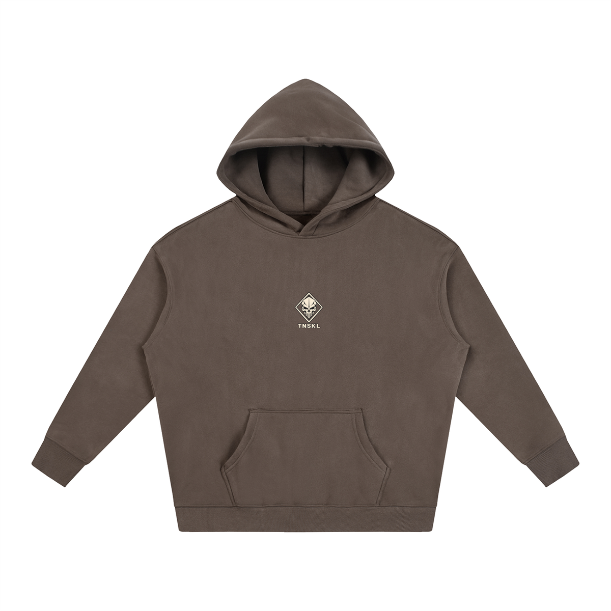 TOONSKULL Ghost Frame Oversized Fleece Graphic Hoodie
