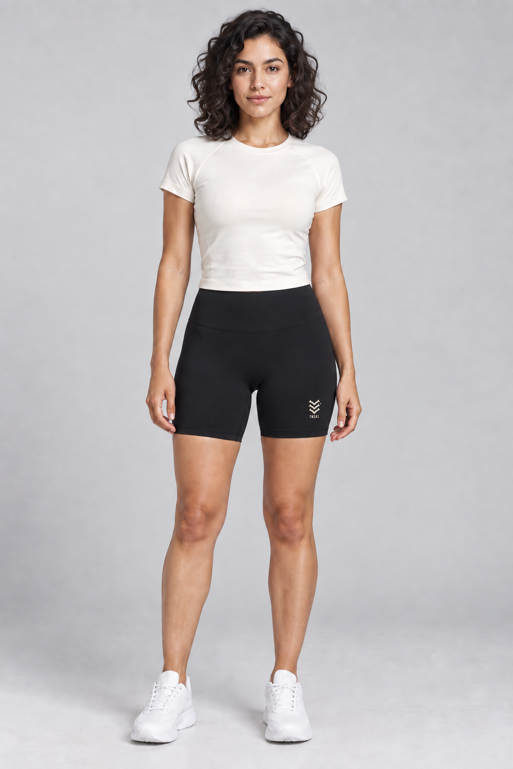 TOONSKULL Bone Echo High-Waisted Biker Shorts