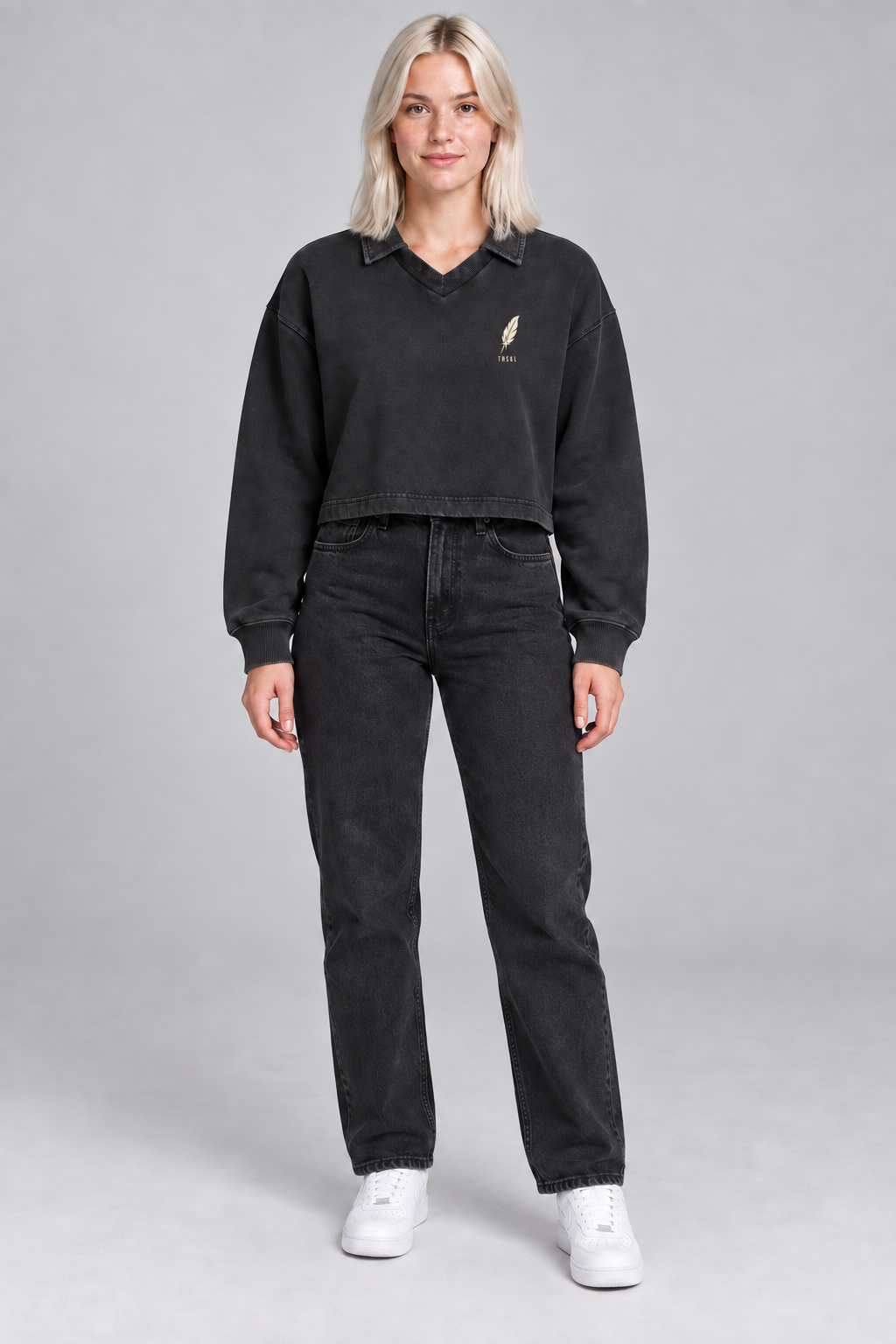 TOONSKULL Dusk Talon Vintage Crop Sweatshirt