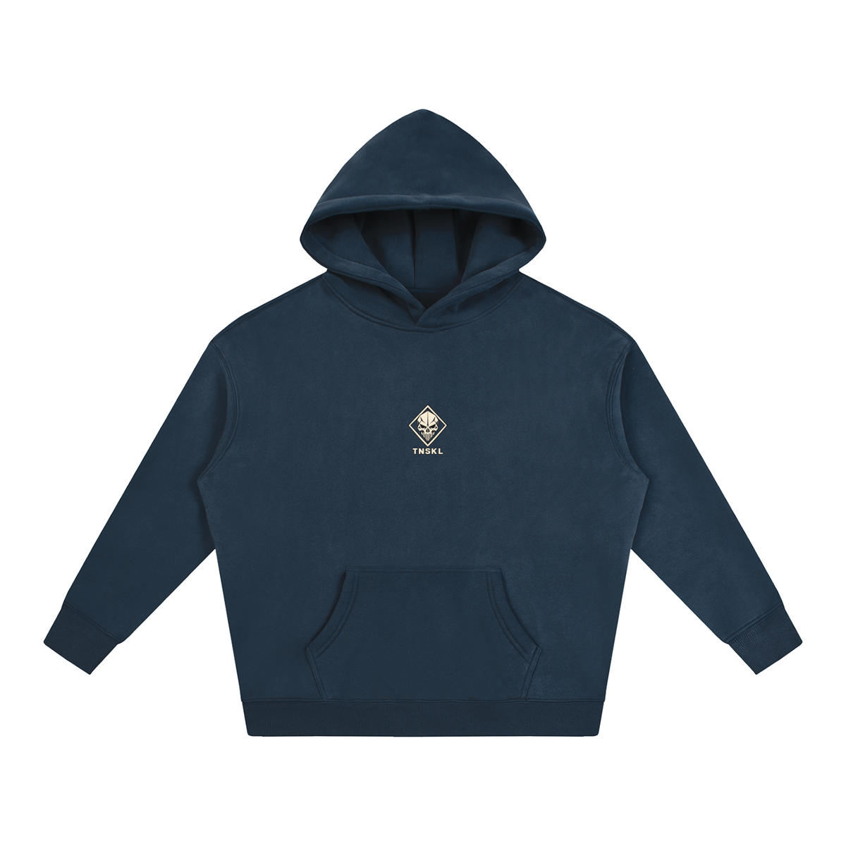 TOONSKULL Ghost Frame Oversized Fleece Graphic Hoodie