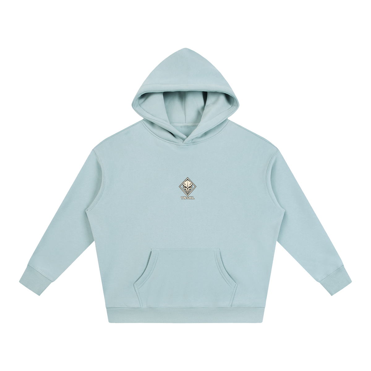 TOONSKULL Ghost Frame Oversized Fleece Graphic Hoodie
