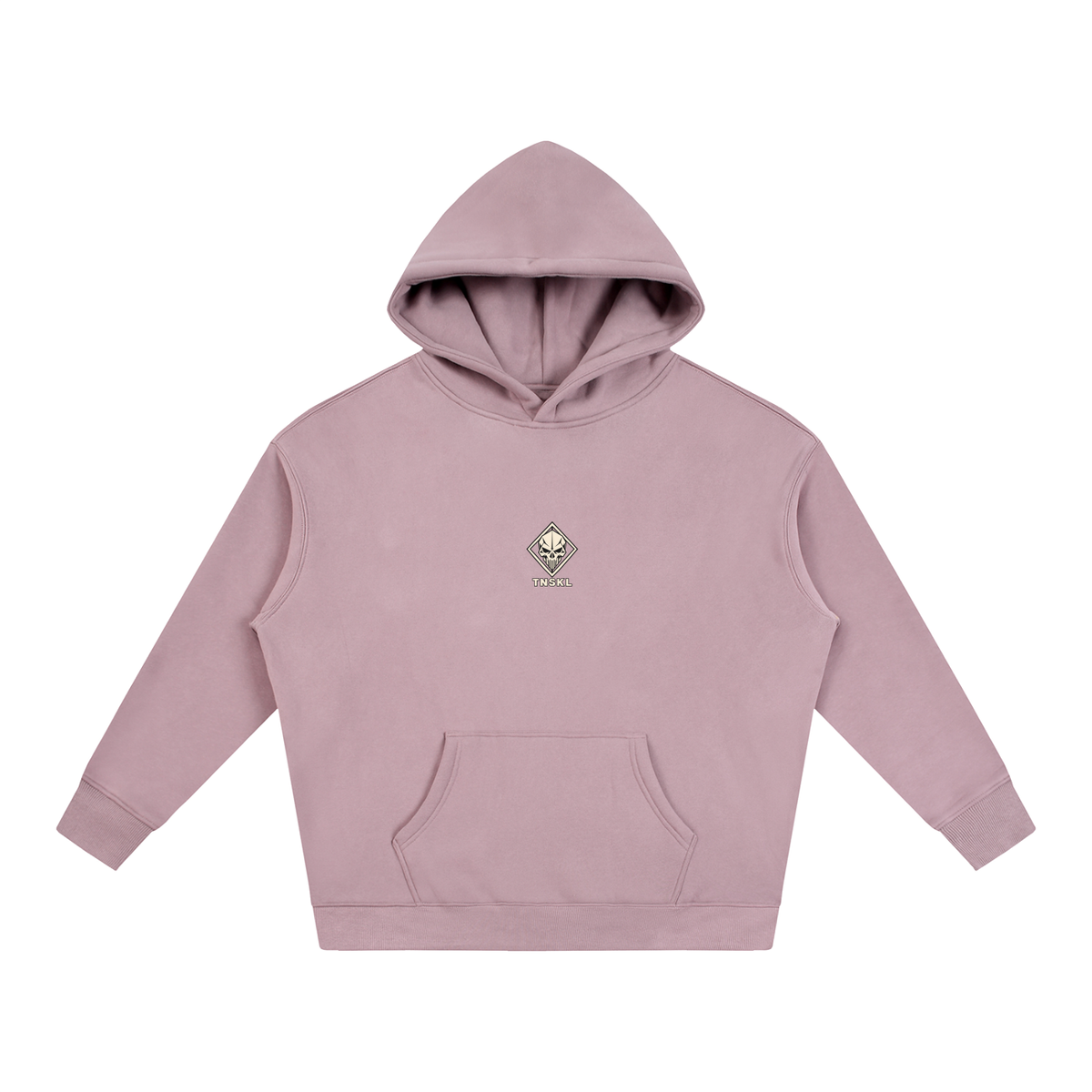TOONSKULL Ghost Frame Oversized Fleece Graphic Hoodie